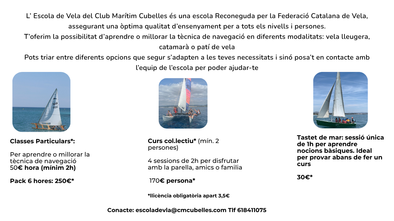 Cursos de vela 2026